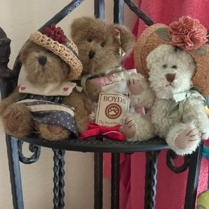 Collection of 14 Teddy Bears Set with Accessories